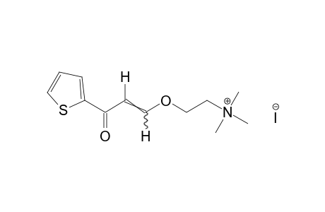 {2-[(2-(2-thenoyl)vinyl]oxy}trimethylammonium iodide