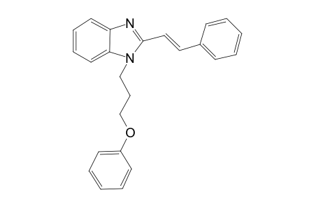 1H-benzimidazole, 1-(3-phenoxypropyl)-2-[(E)-2-phenylethenyl]-