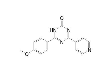 6-(p-methoxyphenyl)-4-(4-pyridyl)-s-triazin)2(1H)-one