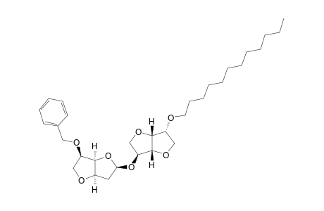 (2R,3AR,6R,6AS)-6-(BENZYLOXY)-2-[(3S,3AR,6R,6AR)-6-(DODECYLOXY)-HEXAHYDROFURO-[3,2-B]-FURAN-3-YLOXY]-HEXAHYDROFURO-[3,2-B]-FURAN