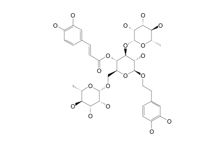 #8;POLIUMOSIDE;2-(3,4-DIHYDROXYPHENYL)-ETHYL-O-(ALPHA-L-RHAMNOSYL)-(1->3)-O-(ALPHA-L-RHAMNOSYL)-(1->6)-4-O-(3,4-DIHYDROXYCINNAMOYL)-BETA-D-GLUCOPYRANOSIDE