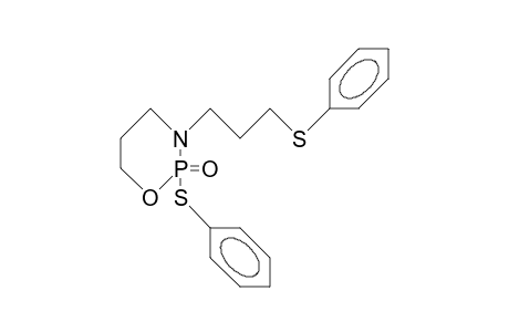 3-(3-PHENYLTHIOPROPYL)-2-PHENYLTHIO-2-OXO-1,3,2-OXAZAPHOSPHORINANE