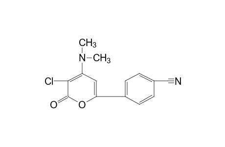 p-[3-chloro-4-(dimethylamino)-2-oxo-2H-pyran-6-yl]benzonitrile