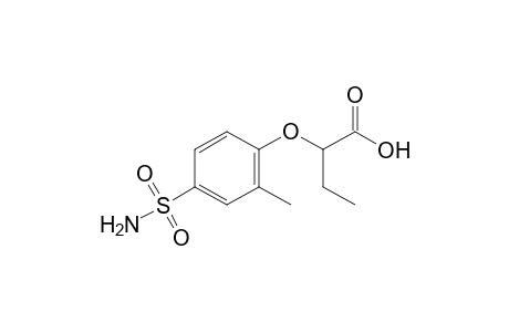 2-[(4-sulfamoyl-o-tolyl)oxy]butyric acid