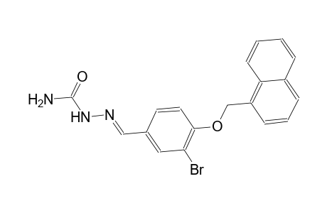 3-bromo-4-(1-naphthylmethoxy)benzaldehyde semicarbazone