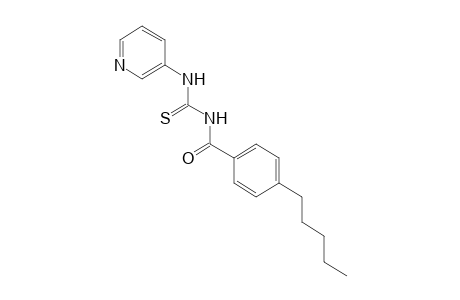 1-(p-pentybenzoyl)-3-(3-pyridyl)-2-thiourea