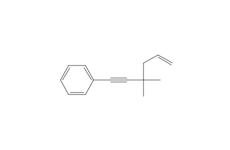 3,3-Dimethylhex-5-en-1-ynylbenzene