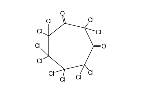 2,2,4,4,5,5,6,6,7,7-DECACHLORO-1,3-CYCLOHEPTANEDIONE