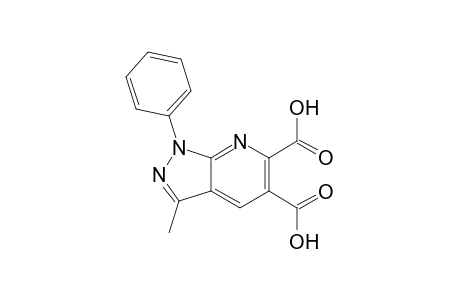 1H-Pyrazolo[3,4-b]pyridine-5,6-dicarboxylic acid, 3-methyl-1-phenyl-