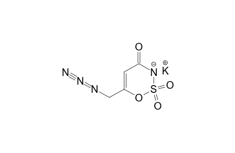 6-(azidomethyl)-1,2,3-oxathiazin-4(3H)-one, potassium salt, 2,2-dioxide