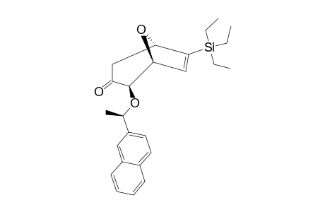 (1R,2R,5S)-2-[(1R)-NAPHTH-2-YL-ETHOXY]-7-TRIETHYLSILYL-8-OXABICYCLO-[3.2.1]-OCT-6-EN-3-ONE