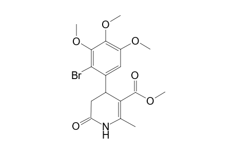 4-(2-bromo-3,4,5-trimethoxy-phenyl)-2-keto-6-methyl-3,4-dihydro-1H-pyridine-5-carboxylic acid methyl ester