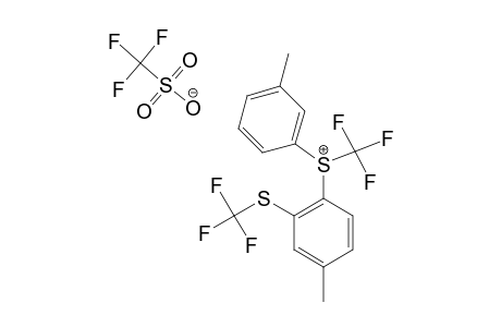 [4-METHYL-2-(TRIFLUOROMETHYLSULFANYL)-PHENYL]-(META-TOLYL)-S-TRIFLUOROMETHYLSULFONIUM-TRIFLUOROMETHANESULFONATE