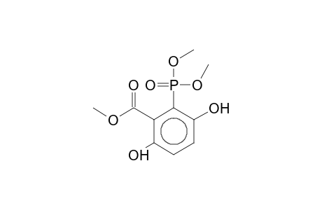 Benzoic acid, 2-(dimethoxyphosphinyl)-3,6-dihydroxy-, methyl ester