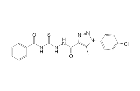 4-Benzoyl-1-[1-(p-chlorophenyl)-5-methyl-1,2,3-triazole-4-carbonyl]thiosemicarbazide