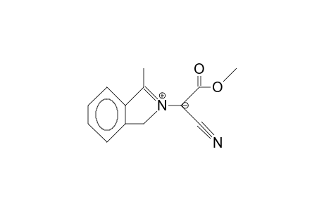 1-Methyl-3H-isoindolenium cyano-methoxycarbonyl-methylide