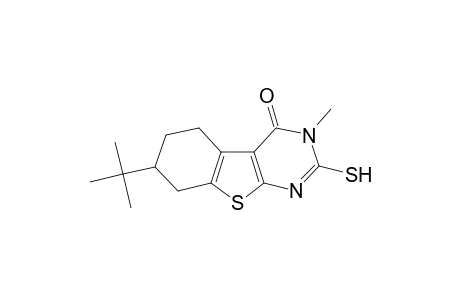 7-tert-Butyl-2-mercapto-3-methyl-5,6,7,8-tetrahydro-3H-benzo[4,5]thieno[2,3-d]pyrimidin-4-one