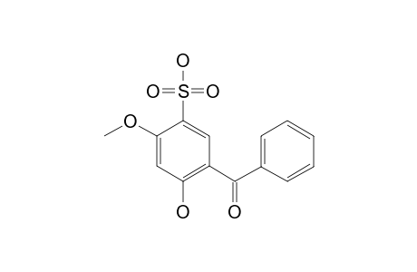 5-benzoyl-4-hydroxy-2-methoxybenzenesulfonic acid