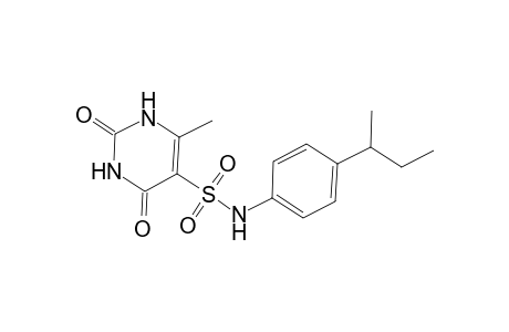 2,4-Diketo-6-methyl-N-(4-sec-butylphenyl)-1H-pyrimidine-5-sulfonamide