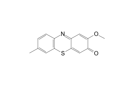 2-methoxy-7-methyl-3H-phenothiazin-3-one