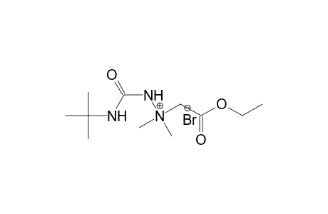 1-(2-Ethoxy-2-oxoethyl)-1,1-dimethyl-2-[(tert-butylamino)carbonyl]hydrazinium Bromide