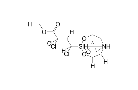 1-(1,3,3-TRICHLORO-3-METHOXYCARBONYLPROPYL)SILATRANE