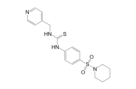 1-[p-(piperidinosulfonyl)phenyl]-3-[(4-pyridyl)methyl]-2-thiourea