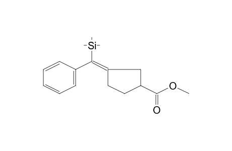 (3Z)-3-[phenyl(trimethylsilyl)methylene]cyclopentanecarboxylic acid methyl ester