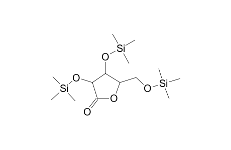 Arabinoic acid, .gamma.-lactone, tri-TMS