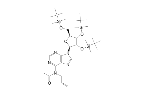 6-N-ACETYL-6-N-ALLYL-2',3',5'-TRIS-O-(tert-BUTYL-DIMETHYLSILYL)-ADENOSINE