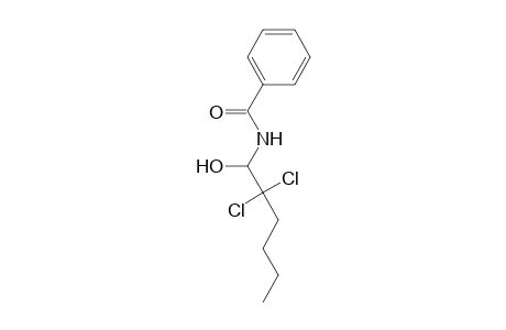 N-(2,2-dichloro-1-hydroxyhexyl)benzamide