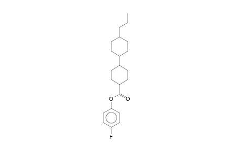 (4-fluorophenyl) 4-(4-propylcyclohexyl)cyclohexane-1-carboxylate