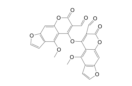 BIS-(3-FORMYL-5-METHOXYFURANOCOUMARIN-4-YL)-ETHER