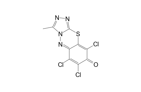 6,7,9-Trichloro-3-methyl-8H-1,2,4-triazolo[3,4-b][4,1,2]benzothiadiazin-8-one