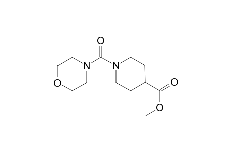 methyl 1-(4-morpholinylcarbonyl)-4-piperidinecarboxylate