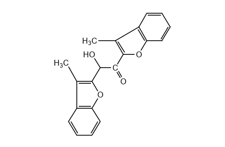 2,2'-(hydroxyoxoethylene)bis[3-methylbenzofuran]