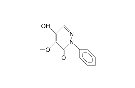 3(2H)-Pyridazinone, 5-hydroxy-4-methoxy-2-phenyl-