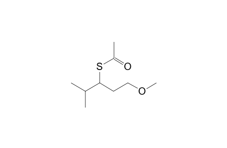 [1-(2'-Methoxyethyl)-2-methylpropyl ethanethioate