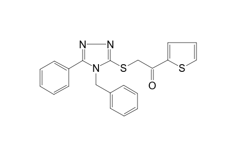 2-[(4-Benzyl-5-phenyl-4H-1,2,4-triazol-3-yl)sulfanyl]-1-(2-thienyl)ethanone