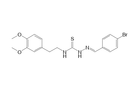 1-(4"'-Bromobenzylidene)-4-[2'-(3",4"-dimethoxyphenyl)ethyl]-3-thiosemicarbazide