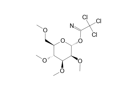 2,3,4,6-TETRA-O-METHYL-1-O-(2,2,2-TRICHLOROETHANIMIDOYL)-ALPHA-D-MANNOPYRANOSIDE