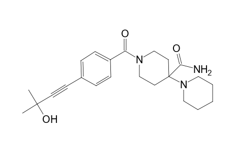 1-{1'-[4-(3,3-dimethylbut-1-yn-1-yl)benzoyl]-[1,4'-bipiperidin]-4'-yl}ethan-1-one