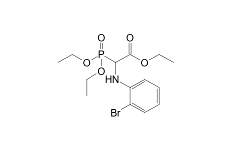 Ethyl 2-(2-bromophenylamino)-2-diethoxyphosphorylacetate