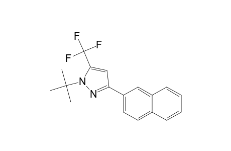 1-(1,1-DIMETHYLETHYL)-3-(NAPHTH-2-YL)-5-TRIFLUOROMETHYL-1H-PYRAZOLE