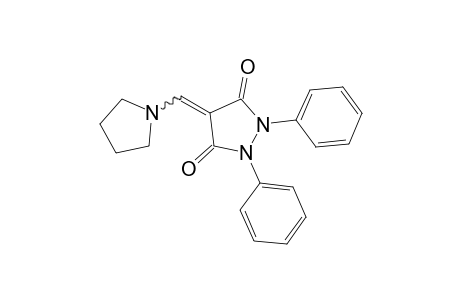 1,2-diphenyl-4-pyrrolidinylmethylene-3,5-pyrazolidinedione