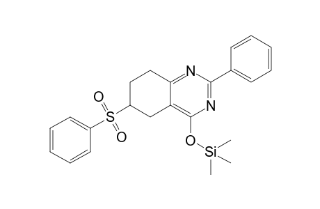 2-PHENYL-6-(PHENYLSULFONYL)-4-(TRIMETHYLSILYLOXY)-5,6,7,8-TETRAHYDROQUINAZOLINE