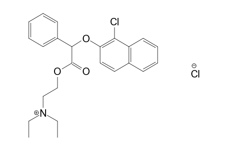 [(1-chloro-2-naphthyl)oxy]phenylacetic acid, 2-(diethylamino)ethyl ester, hydrochloride