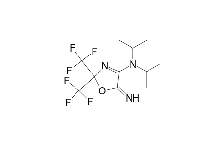 4-(diisopropylamino)-2,5-dihydro-5-imino-2,2-bis(trifluormethyl)oxazol