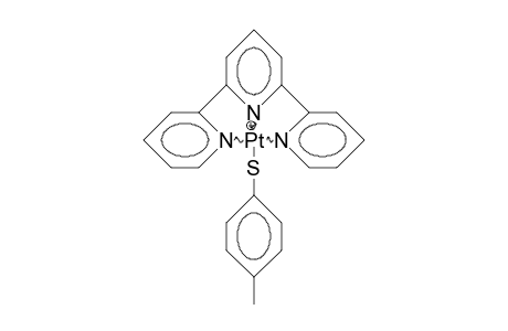 (4-Tolyl-thiophenolato)-(2,2':6',2'-terpyridine)-platinum(ii) cation