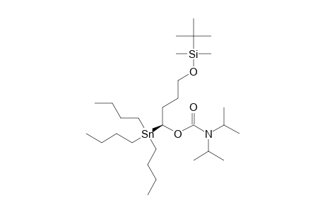 (+)-(S)-4-(TERT.-BUTYLDIMETHYLSILYLOXY)-1-TRIBUTYLSTANNYL-BUTYL-N,N-DIISOPROPYLCARBAMATE